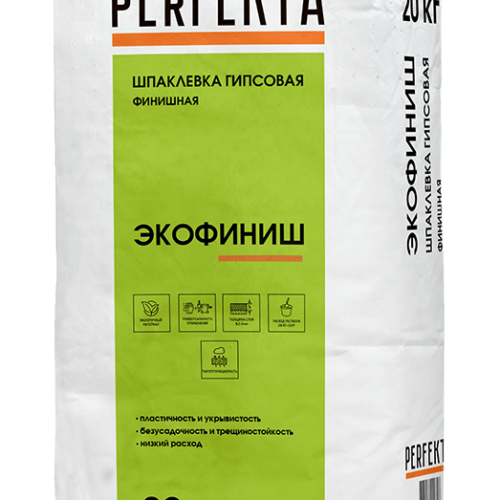 Шпаклевка гипсовая финишная Экофиниш