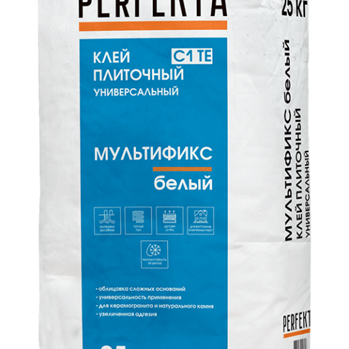 Клей плиточный универсальный Мультификс Белый C1 TE