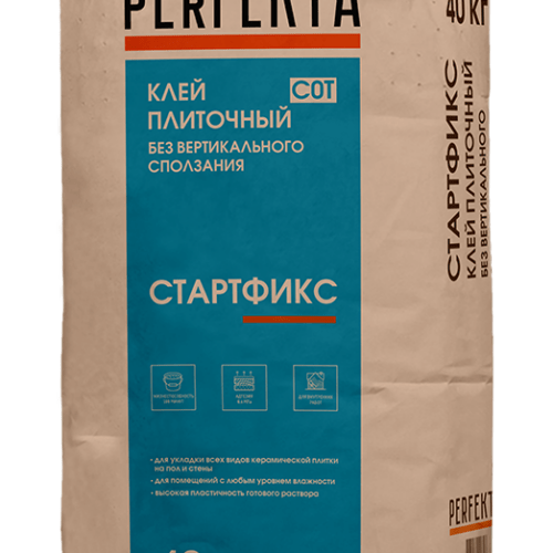 Клей плиточный без вертикального сползания Стартфикс C0 T