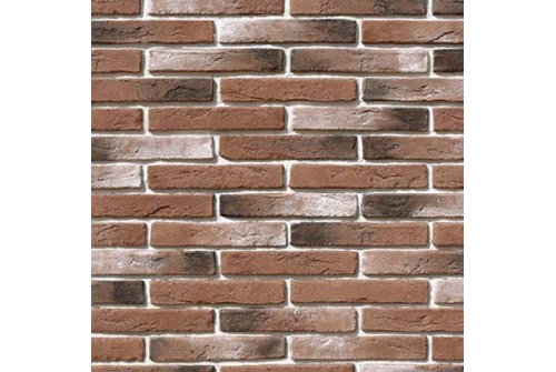 Рядовая плитка White Hills Остия брик 381-70 с расшивкой 1