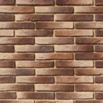 Рядовая плитка White Hills Остия брик 383-40 с расшивкой 1
