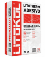 Клеевая смесь для фасадного утеплителя LITOTHERM ADESIVO