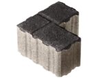 Тротуарная плитка П10-10 200×200х100 Стандарт Черный