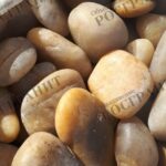 Галька крупная полированная Китай белая р