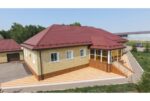 Металлочерепица "Камея" ("Kamea") v01 0,5 Satin Matt RAL 3005 красное вино — изображение 15