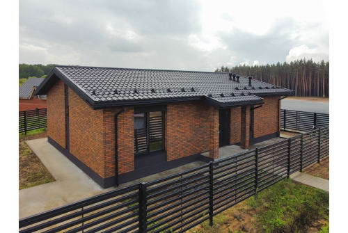 Металлочерепица "Кредо" ("Kredo") v01 0,5 Rooftop Бархат RAL 9005 черный — изображение 5
