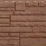 ПАНЕЛЬ КАМЕНЬ СКАЛИСТЫЙ ЭКО, ЦВЕТ ТЕРРАКОТОВЫЙ