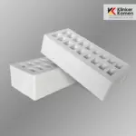 Кирпич керамический Красная Гвардия 1.4 НФ Белый Rock 250x120x88 мм