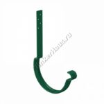 Крюк крепления желоба длинный (14 см) Aquasystem D150 мм, GreenCoat Pural BT, RAL 6005 (зеленый)