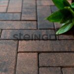 Тротуарная плитка Steingot Паркет Тигр, микс размеров