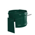 Держатель трубы (на кирпич) МЕТАЛЛ ПРОФИЛЬ  PUR D100 Ral 6005
