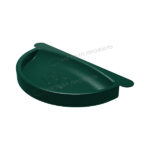 Заглушка желоба МЕТАЛЛ ПРОФИЛЬ  PUR D150 Ral 6005