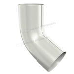 Колено сливное МЕТАЛЛ ПРОФИЛЬ  PUR D100 Ral 9010