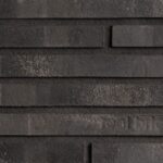 Минеральная плитка ручной формовки REAL BRICK Спэйс грей Базовый, 0.5 Ригель 440x50x20 мм