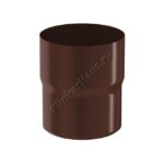 Соединитель трубы муфта Aquasystem D100 мм, GreenCoat Pural BT, RAL 8017 (коричневый)