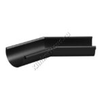 Угол 135 гр внутренний Aquasystem D150 мм, GreenCoat Pural BT matt, RR 33 (черный)