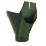 Воронка желоба Aquasystem D125 мм, GreenCoat Pural BT, RR 11 (зеленый)