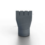 Воронка выпускная МЕТАЛЛ ПРОФИЛЬ  Freeze D125/100 Grey — изображение 5