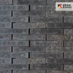 Клинкерный кирпич Laterem Antique №73.2 Тёмно-коричнево-чёрный с крупным песком 290x85x50 мм