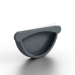 Заглушка желоба МЕТАЛЛ ПРОФИЛЬ  Freeze D125 Grey