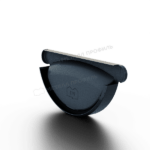 Заглушка желоба МЕТАЛЛ ПРОФИЛЬ  Freeze D125 Grey — изображение 3