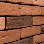 Гипсовая плитка под кирпич Air Stone Женева А04.40, оранжевая — изображение 2